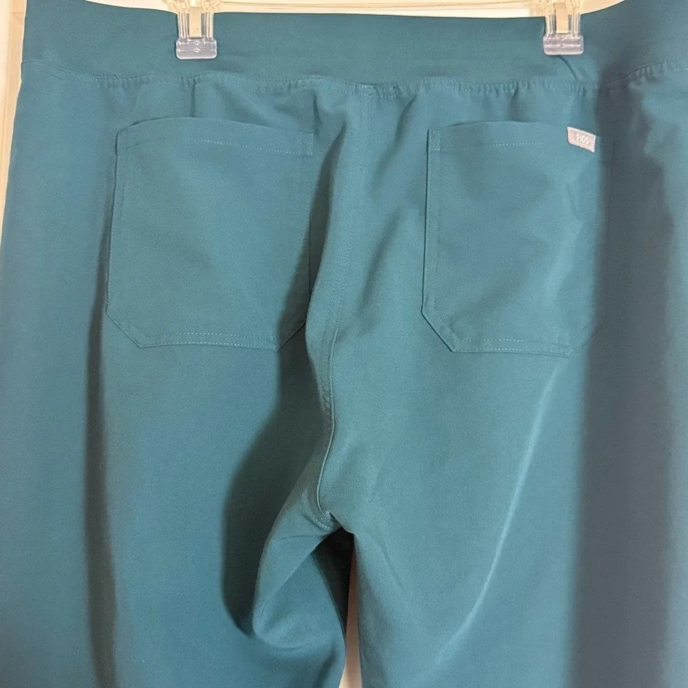 FIGS Livingston Scrub Pants – Teal Blue, Size XL men's drawstring comfy‎ unisex